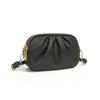 2026 Nova Bolsa de Mão Transversal Versátil Bolsa Plissada Moda Bolsa Transversal Grande Capacidade Três Camadas com Zíper Bolsa de Ombro para Mulheres