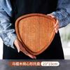 Bandeja Rectangular de Ébano para Bistec Sushi Japonés Pan Pizza Redonda Fruta Snack Bistec Bandeja de Madera Estilo Nuevo