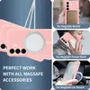 Funda para teléfono Samsung S26 Ultra con sensación de piel, aplicable transfronteriza, funda magnética S26fe con orificios de precisión, cubierta protectora anti-caídas S25u