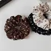 Goma de pelo retro floral estampada, Cinchuelo versátil estilo coreano, Accesorio para el cabello de chica artística, Nueva banda elástica