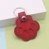 Bolsa de Almacenamiento de Cuero para Pelo de Mascota Moda Portátil PU Cuero Etiqueta de Nombre de Mascota Colgante Caja de Recuerdos para Pelo de Mascota