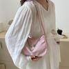 Bolsito pequeño de tela de nailon texturizada Nueva moda 2023 bolso de hombro de cadena de color sólido moda de verano bolso de axila bolso de mujer