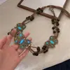 Cinto Retrô para Mulheres, Estilo Étnico, Luxo Leve, Estilo Boêmio de Alta Qualidade, Corrente de Cintura Trançada à Mão, Acessórios de Amarração, Cinto de Cintura