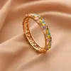 Pulseira Infantil de Esmalte Cloisonné de Pequim Estilo Étnico Retrô Pulseira Aberta com Diamante Vazado Presente para o Dia das Crianças