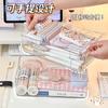 Caja de almacenamiento de escritorio, cesta transparente de acrílico para cosméticos, refrigerios, cuidado de la piel, mascarillas, organizador de dormitorio, estante de almacenamiento de artículos diversos