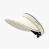Sombrero Gorra Plegable de Seda de Hielo Anti-UV para Verano para Mujer, Sombrilla Simple y Versátil, Sombrero Transpirable de Protección Solar para Viajes al Aire Libre
