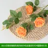 Flores Artificiales Flor Naranja Materiales Boda Salón de Bodas Decoración del Hogar Rosas Artificiales Flores Falsas Flores de Plástico Venta al por Mayor