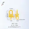 Puzuo Retención de Color Fuerte Oro Brillante 24K Accesorios DIY Cierre de Langosta de Primavera Cierre Final Pulsera Collar Cierre Universal Versátil