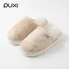 Puxi Yinsu 2026 Zapatillas Peludas de Mujer para el Hogar Otoño/Invierno, de Suela Gruesa, Transpirables, Forradas de Felpa, Calientes, Zapatillas Cerradas para Mujer