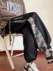 Pantalones Deportivos tipo Jogger Estilo Chino para Hombre, Otoño e Invierno Nuevo Tendencia China Bordados Pareja Traje Xiuhe Pantalones Largos Casuales Deportivos de Pierna Ancha