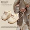 Sapatos de inverno para bebê e criança pequena 6 de dezembro sapatos masculinos sola macia forrados com fleece sapatos quentes de algodão para bebê feminino outono e inverno 9