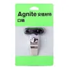 Apito Angnet 1306 de Aço Inoxidável, Apito de Metal, Apito para Torcedor e Treinador, Apito de Sobrevivência Outdoor, com Cordão