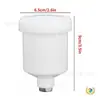 Pistola de Pintura Pneumática H-2000 Frasco 125ml Mini Pistola de Spray para Reparo Acessórios Frasco Pequeno com Rosca Interna Frasco com Rosca Interna