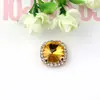 Fivela de Cristal com Garras Fixadas à Mão em Formato de Satélite com Base Prateada, Strass de Vidro com Garras Fixadas à Mão, Acessórios de Costura DIY Feitos à Mão