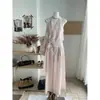 Traje Casual para Mujer Tallas Grandes, Nuevo Estilo de Verano, Elegante Cinturón para Ceñir la Cintura, Top de Manga Corta de Color Sólido, Pantalones de Pierna Ancha Conjunto de Dos Piezas