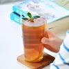 Taza Transparente de Vidrio de Borosilicato de Alta Calidad, Gran Capacidad, Forma de V, Resistente al Calor, Delgada, Exquisita, para Bebidas Latte, Jugo, Bebidas Frías