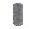Hilo de algodón hueco redondo de 2 mm para tejer a mano DIY, bolsas de ganchillo, sombreros, cojines, pantuflas kit de materiales