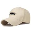 Sombrero de Primavera con Agujeros Plegables de Nuevo Ajuste para Hombres y Mujeres con Letras Bordadas de Algodón Casual a la Moda