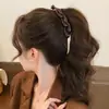 Accesorio para el Cabello Lazo con un Toque de Lujo, Goma para Moño, Pinza para el Cabello para la Parte Trasera de la Cabeza, Pinza Banana para Cola de Caballo, Pasador