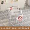 Nueva mesa y silla para decoración de uñas, combinación de mesa y silla de tienda de decoración de uñas de moda simple y económica, mesa para decoración de uñas individual y doble