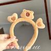 Diadema de Felpa de Capibara para Mujer Lavar Cara Maquillaje Mascarilla Facial Diadema Dibujos Animados Lindo Capibara Accesorios para el Cabello Lazo