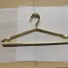 Cabide de Ferro Dourado Transfronteiriço 45CM Cabide Robusto para Casa Cabide Antiderrapante para Adultos Cabide Sem Costura Cabide para Casa