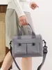 Bolso de Mano Coreano Ligero Resistente al Agua, Bolso Bandolera Simple y Versátil, Bolso de Hombro Cruzado para Viajero, Bolso de Tela, Bolso Casual