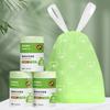 Bolsa de basura repelente de mosquitos de ajenjo, bolsa de plástico gruesa para cocina doméstica, bolsa de basura con cordón y cierre automático.