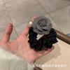 Nuevo Clip de Flor Rosa Seca Chinoiserie para Mujer 2024 Nuevo Clip para el Cabello de Estilo Nacional de Alta Gama Parte Trasera de la Cabeza Clip Grande de Tiburón