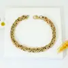 Pulseras de Acero Inoxidable de Venta Caliente Transfronterizas Europeas y Americanas, Collares de Moda Callejera para Hombre de Amazon, Suministro Directo de Fábrica al por Mayor