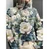 Novedades en la plataforma transfronteriza: Suéteres de cuello alto recomendados para mujer, estampado digital, serie personalizable