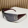 Nuevas Gafas de Sol de Una Pieza de Moda Versátiles Europeas y Americanas Gafas de Sol para Mujer Anti-UV Gafas de Sol de Moda Sencillas