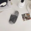 Calcetines de Rayas para Mujer, Calcetines Cortos, Estilo Delgado de Verano, Calcetines Bajos de Caña Corta para Otoño, Calcetines Postparto, Algodón Puro Sin Costuras