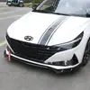 Adequado para Hyundai Elantra 21 Sétima Geração Acessórios de Aparência Especial para Pá Frontal Modificada, Kit de Contorno Frontal e Aerofólio Traseiro