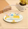 Pulidor de Uñas Eléctrico para Bebé Seis en Uno Antiarañazos Tijeras para Uñas Antipinzas para Niños Cortauñas Set de Herramientas para Manicura