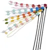 Caña de Juguete para Gatos con Borlas de Hada, Bolas de Hilo, Gadget de Autoentretenimiento para Aliviar el Aburrimiento, Cascabel, Varilla Resistente a Mordeduras para Gatitos, Juguete para Gatos