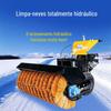 Escova hidráulica completa para limpeza de neve, limpeza de propriedade residencial, máquina de limpeza de neve, gasolina multiuso, máquina de limpeza de neve de alta potência