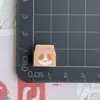 Mini Estéreo Bolsa de Pan Accesorios de Resina Creativos Hechos a Mano DIY Pegamento de Crema Funda para Teléfono Móvil Llavero Material para Joyería
