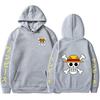 Sudadera Anime Japonés Transfronterizo Otoño e Invierno One Piece Sudadera con Capucha de Forro Polar con Estampado de Zoro para Hombre y Mujer
