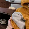[Lingli] ¡Terciopelo Cálido de Invierno! Ropa Coreana para Niñas, Tejidos de Punto Grueso de Ganchillo Calados, Tejidos de Punto con Capucha, Transfronterizo