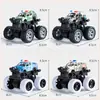 Brinquedos Infantis Veículo Off-Road de Quatro Rodas com Tração Inercial Carro de Acrobacias Dupla Face Drift Veículo Off-Road Carro de Puxar Venda por Atacado Transfronteiriça Empurrar