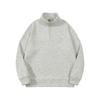 Suéter de Punto Polar de Alta Gama para Hombre 2026 Sudadera Holgada con Forro Polar y Media Cremallera Sudadera de Manga Larga