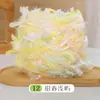 Hilo de arcoíris tejido a mano especial para bricolaje, nuevo estilo de hilo, ganchillo, pinzas para el cabello, sombreros, bufandas, bolsos, mantas de rosas, hojas