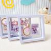Acessórios de boutique de moda Sanrio mini álbum de fotos chaveiro formato de boneca de cristal decorações para bolsa pequeno pingente