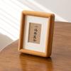 Mini Impressão de Foto de Mesa com Porta-Retrato de Madeira Maciça 4 polegadas Criativo DIY Infantil Bebê Porta-Retrato 3 polegadas