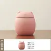 Lata Creativa Linda para Té de Mascotas Gato Pequeño Shiba Inu Recipiente para Té Sellado a Prueba de Humedad Tarro de Almacenamiento Mini Portátil para Viaje Té