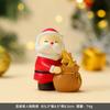 Presentes de Natal para Animais Pequenos Ornamentos Criativos de Resina Coelho de Natal Boneco de Neve Velhinho Rena Decoração de Mesa para Casa Sala de Estar