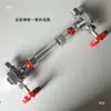 Indicador de Nivel de Agua de Coke Tubo de Vidrio de 3 Puntos Codo Accesorios para Caldera Generador de Vapor Codo de Nivel de Agua Visor de Nivel de Agua