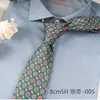 Nueva Corbata para Hombre de Comercio Exterior Estampada Patrón Retro 8cm Traje Formal Corbata Anudada a Mano Fabricante Venta al por Mayor en Stock