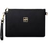 Bolso Clutch de Cuero Suave Bolso de Pinza de Moda Bolso Sobre Bolso Clutch Casual Trendy Bolso de Mano de Marca Bolso de Hombre Cartera Social para Chico